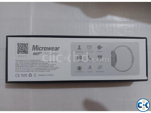 Microwear 007 Smartwatch Series 7 Wireless Charger Calling large image 1