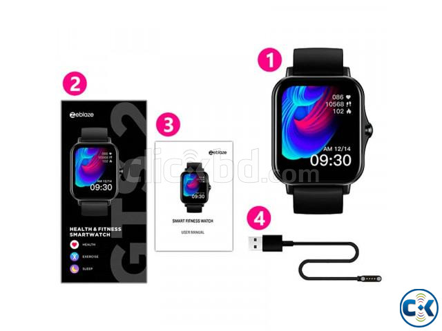 Zeblaze GTS 2 Smart Watch Bluetooth Calling Fitness Tracker large image 1