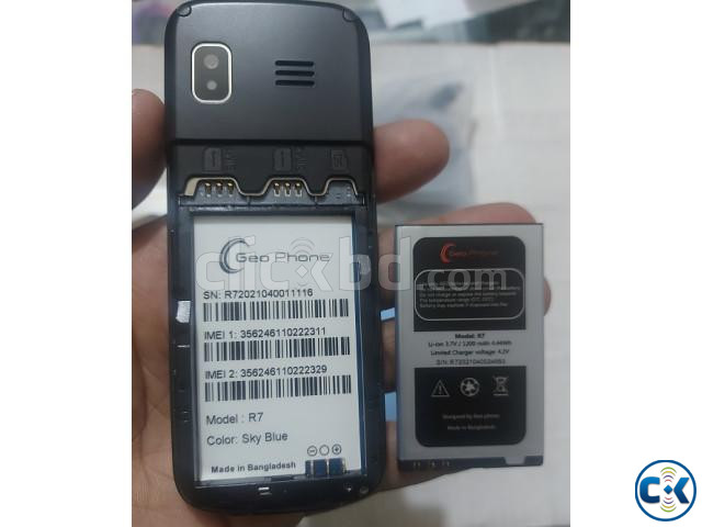 Geo R7 Mobile Phone Metal Body large image 2