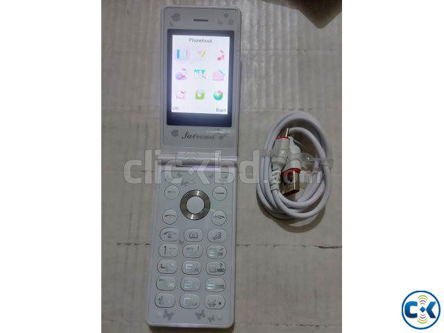 Hello Kitty D10 Folding Mobile Phone Touch Display Dual Sim large image 4
