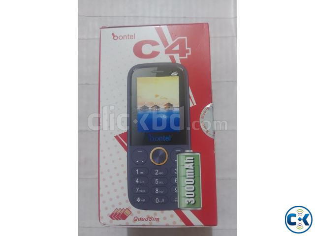 Bontel C4 Mobile Phone 3000mAh Battery Four Sim large image 0