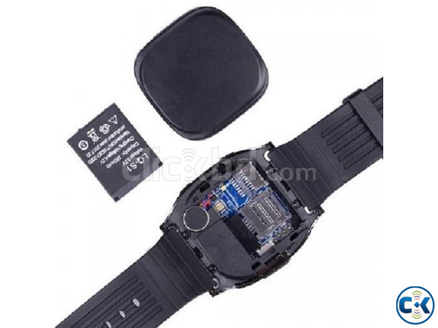 T8 Smart Mobile Watch Full Touch Single sim Camera - Black large image 2