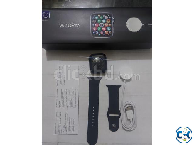 W78 Pro 1.75inch Smart Watch Waterproof Bluetooth Call large image 1