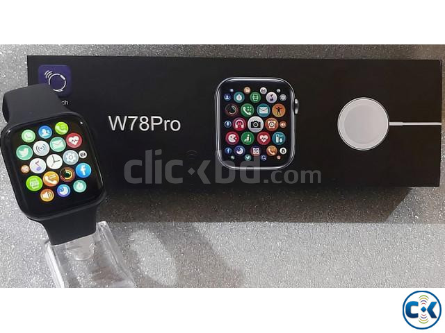 W78 Pro 1.75inch Smart Watch Waterproof Bluetooth Call large image 3