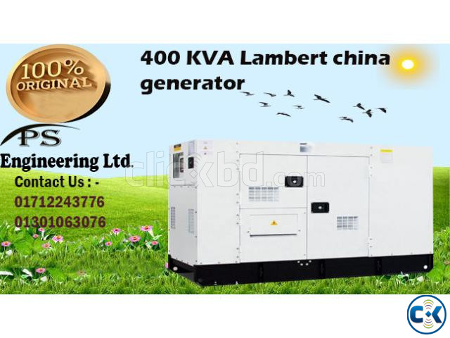 400kVA China Lambert Brand New Generator price in bangladesh large image 0