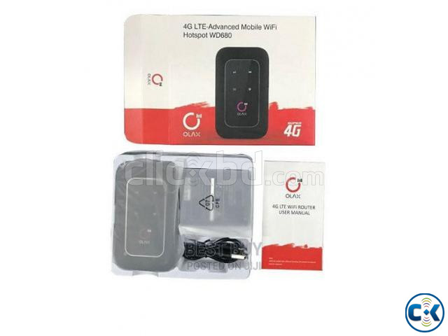 Olax WD680 4G Wifi Pocket Router Sim Single Sim large image 0