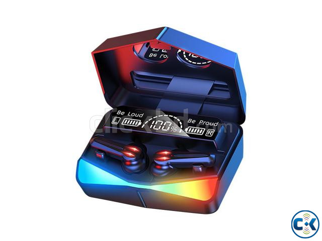 TWS M28 Large Battery Capacity Wireless Touch RGB Earbuds large image 2
