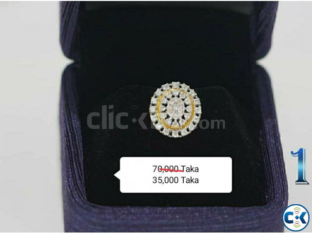 Diamond With Gold Nose PIN 50 OFF large image 0