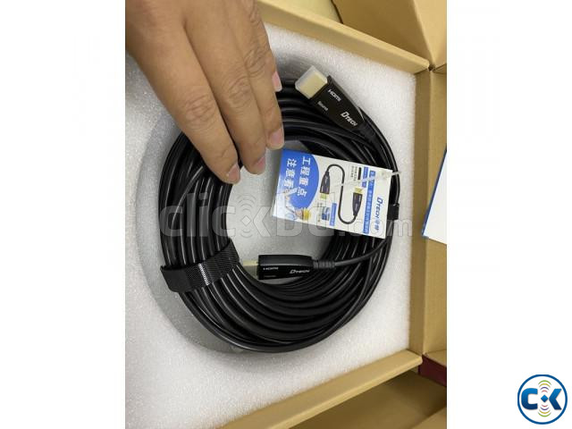 DTECH 20 Meter Fiber Optic HDMI Cable 4K 3D V2.0  large image 1