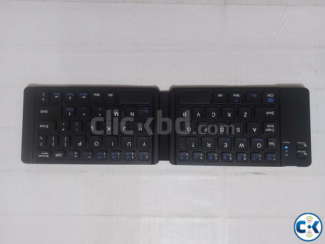 Mini Folding Bluetooth keyboard Rechargeable For Mobile And large image 0