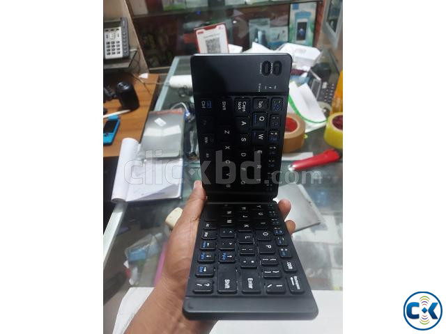 Mini Folding Bluetooth keyboard Rechargeable For Mobile And large image 1