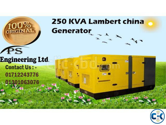 250 KVA Lambert China Generator price in bangladesh large image 0