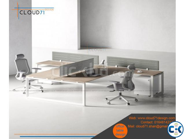 workstation table office desk office furniture large image 0