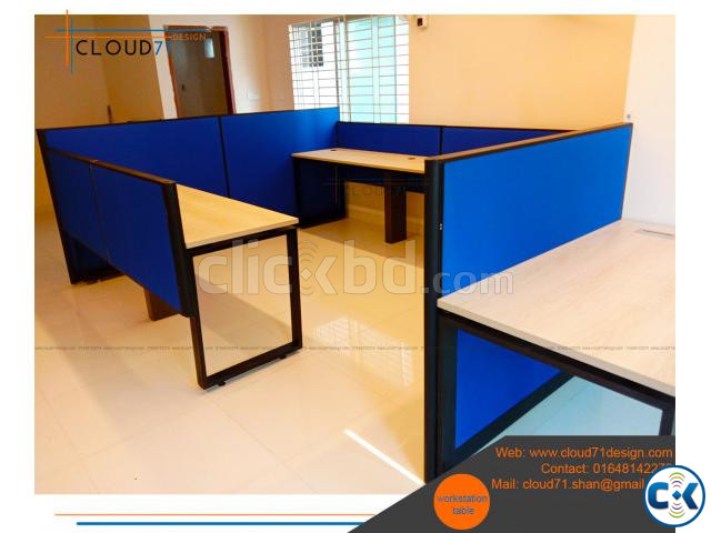 workstation table office desk office furniture large image 2