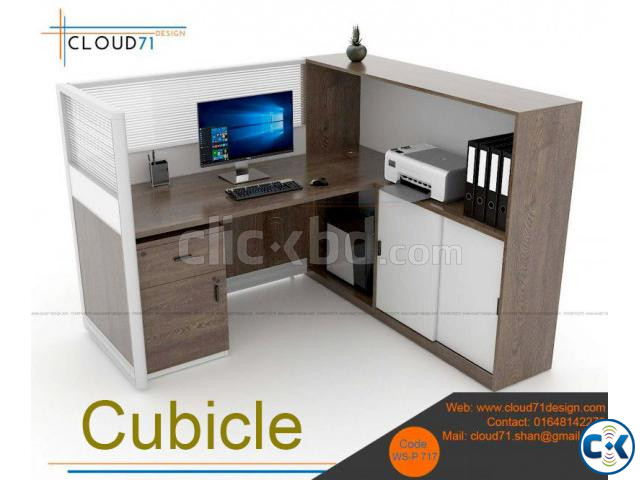 cubicle Office desk Office Workstation Workstation desk large image 0