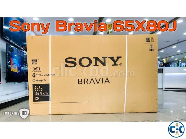 Sony Bravia X80J 65 4K HDR Smart Voice Search Google TV large image 1