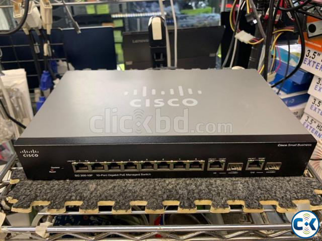 Cisco SG 300-10 10-port Gigabit Managed Switch. 7 Days Mon large image 0