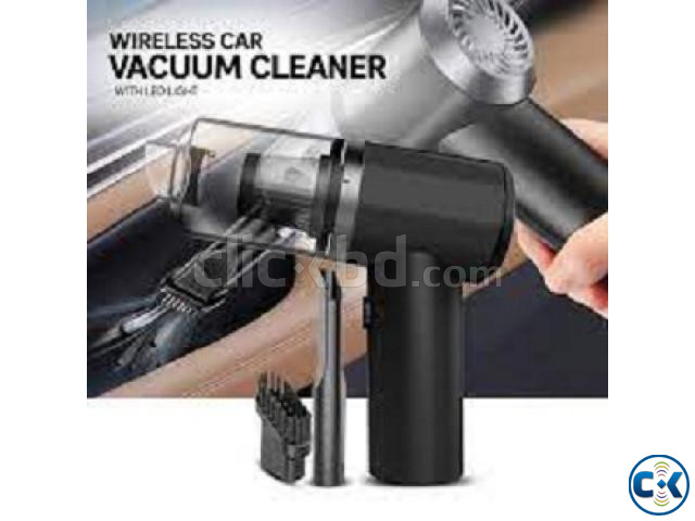 2 in 1 Wireless Car Vacuum Cleaner with LED Light Portable M large image 0
