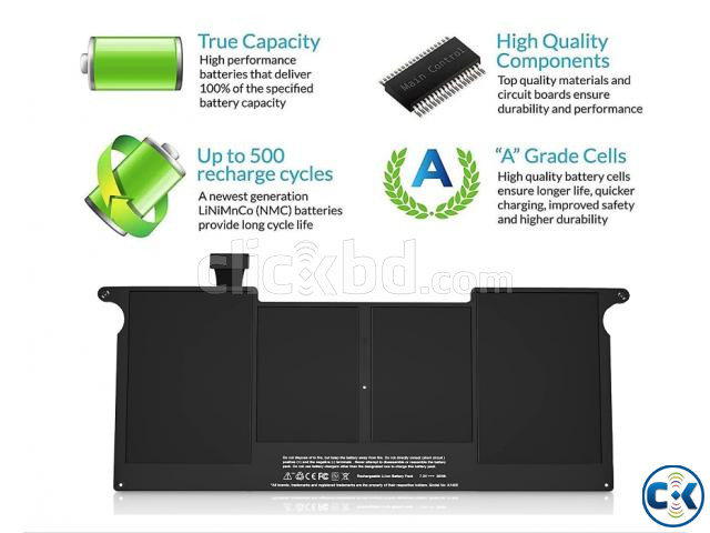 Apple MacBook Air 11 A1465 2013 2014 2015 Battery Replace large image 1