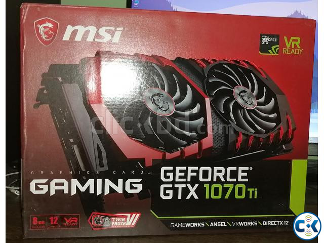 MSI GTX 1070ti Gaming 8G large image 0