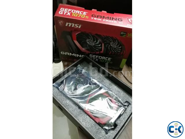 MSI GTX 1070ti Gaming 8G large image 1