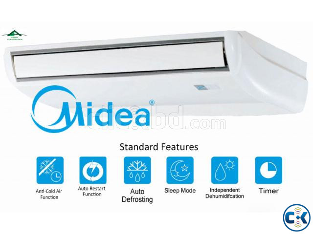 Midea 4.0 Ton ceilling cassette type air conditioner large image 0