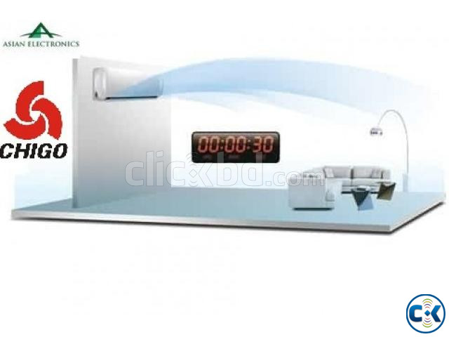 Chigo 1.0 Ton split type Air conditioner fast cooling large image 0