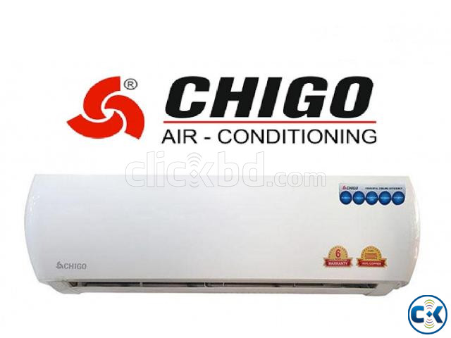 Chigo 1.0 Ton split type Air conditioner fast cooling large image 1
