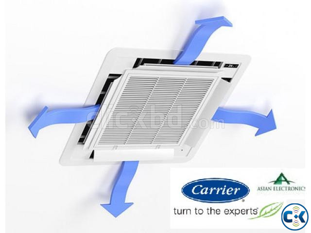 Carrier 3.0 ton Cassette Ceiling type air conditioner AC large image 1