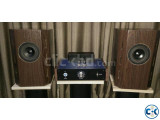 High end tube amp bookshelf speakers for sale.