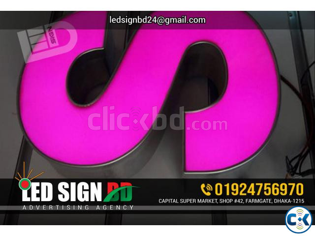 SS Bata Module Combined Letter with Led Sign and led sign bd large image 2