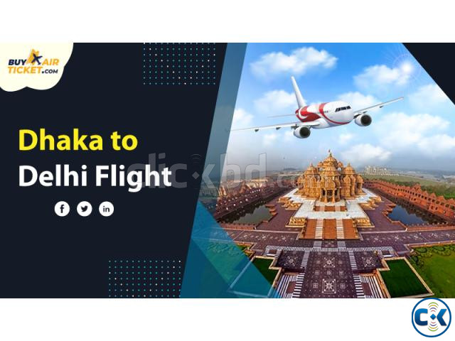 Dhaka to Delhi Flight Air Ticket Price large image 0