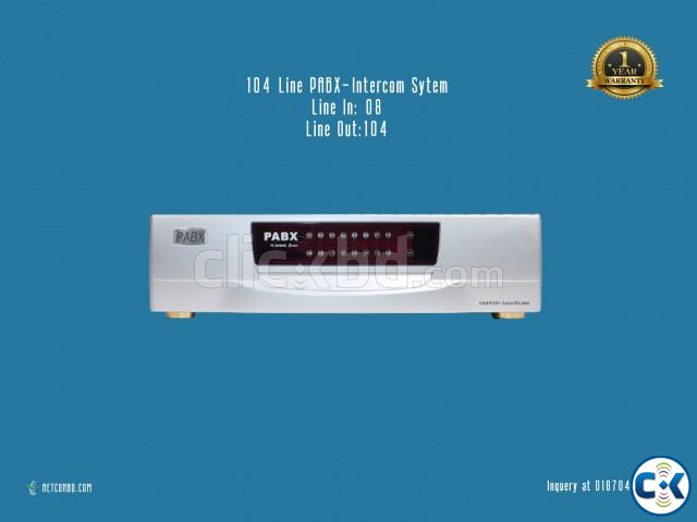 104 Line Caller ID PABX-Intercom System large image 0