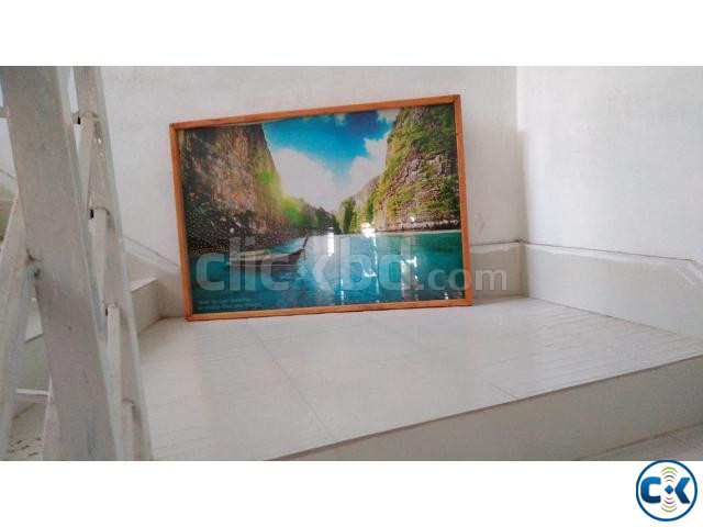 3d Wall Mate with glittery and stone work large image 1
