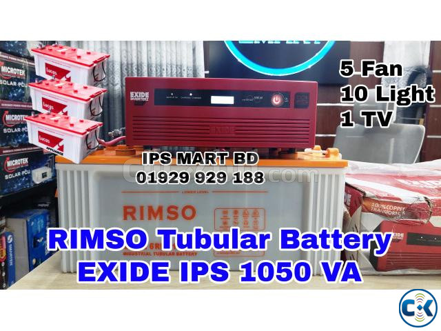 EXIDE IPS 1050 VA RIMSO Battery 200 AH large image 2