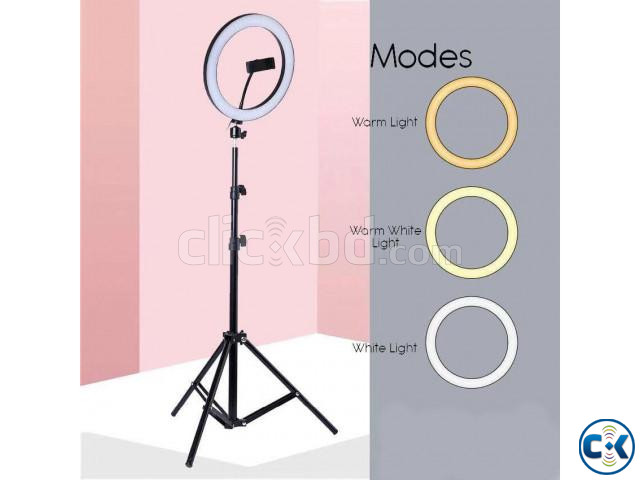 Professional Ring Light with Stand Full Set up large image 0