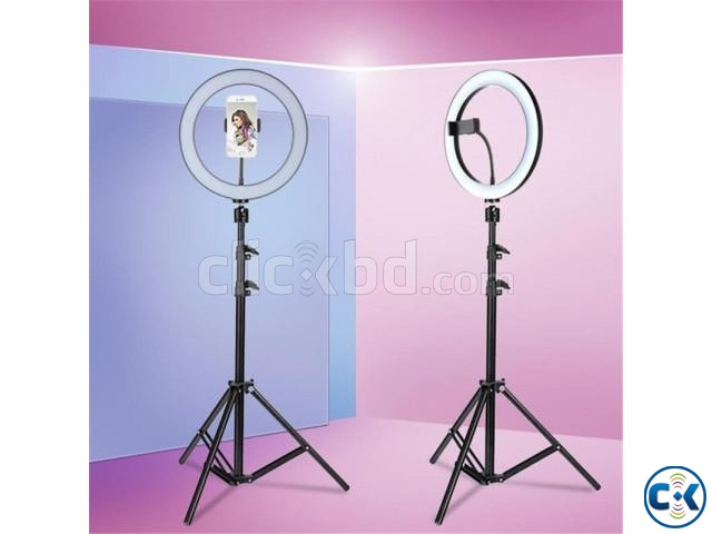 Professional Ring Light with Stand Full Set up large image 1