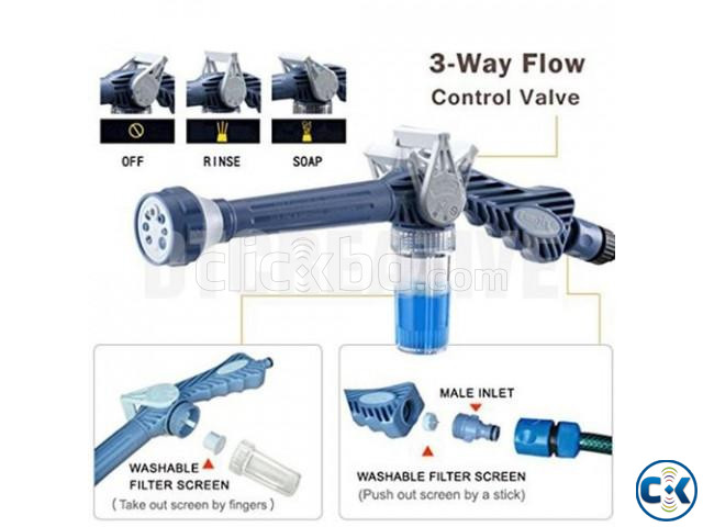 Ez Jet Water Cannon 8 In 1Turbo Garden Water Spray Gun large image 0