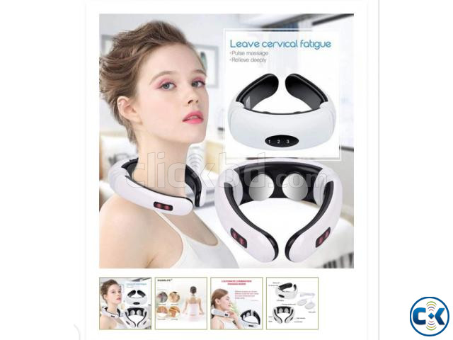 ELECTRIC PULSE BACK AND NECK MASSAGER FAR INFRARED HEATING P large image 0