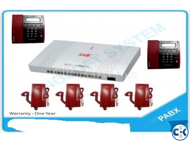 Pabx Intercom System 08 Channel With Phone set Official large image 0