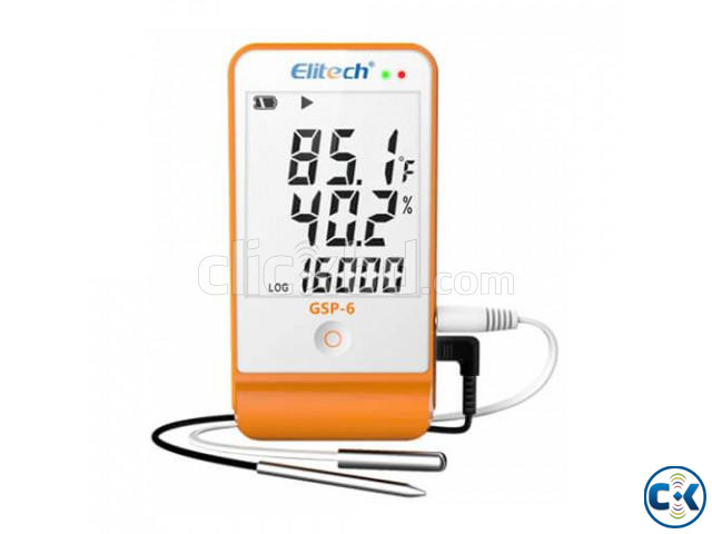 Elitech Temperature and Humidity Data Logger GSP-6 large image 0