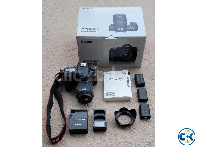 New Canon EOS 90D 4K DSLR Camera W 18-55mm Lens large image 2