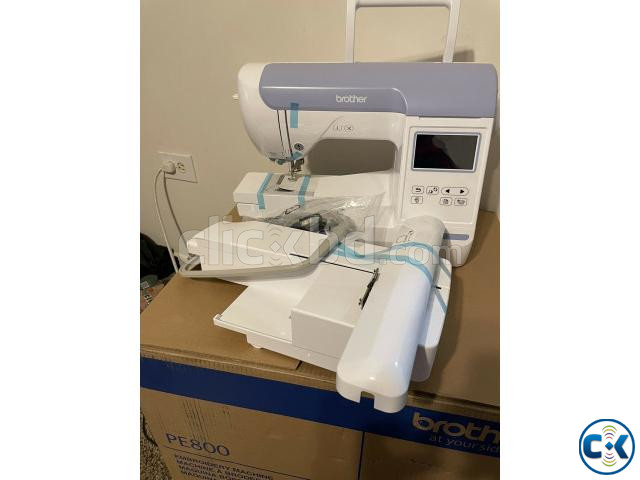 New Brother PE800 5x7 Embroidery Machine large image 0