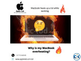 Macbook heats up a lot while working