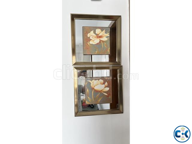 Beautiful flower painting framed large image 0