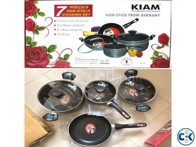 Kiam Non Stick 7 Pcs Cookware Set large image 2