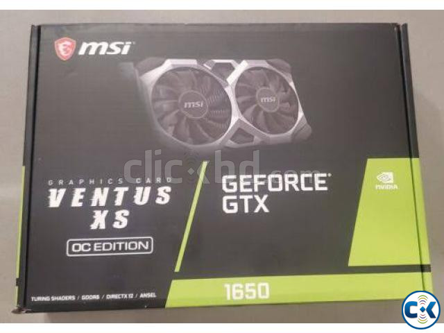 MSI Geforce GTX 1650 Ventus XS OC 4GB Graphics Card large image 2