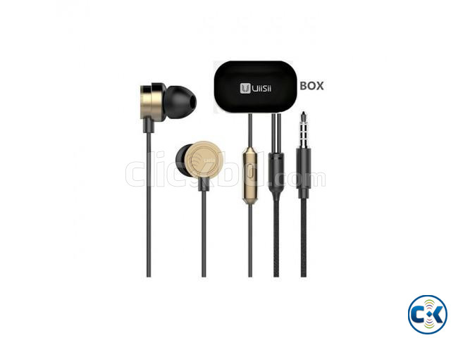 UiiSii HM13 In-Ear Dynamic Earphone Headphone - Gold large image 0