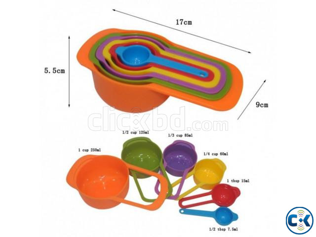 6 Piece Measuring Cups and Spoons large image 3
