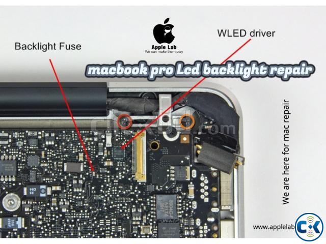 macbook pro Lcd backlight repair large image 0